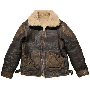 Chaqueta de Cuero para Hombre, Resistente, Estilo Urbano, con Cuello Alto, Transpirable, de Secado Rápido, Duradera, para Invierno, Cálida y Cómoda - Product Image 1