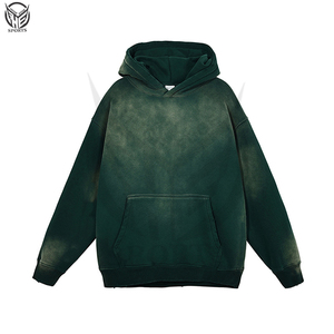 Sweat à capuche de luxe à la mode Streetwear Sweat à capuche surdimensionné de haute qualité Logo personnalisé Sweats à capuche épais en éponge française - Product Image 5
