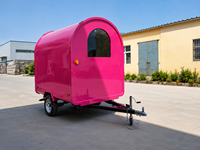 Camion de nourriture pizza barbecue remorque de nourriture avec équipement de cuisine complet chariot de nourriture mobile