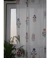Rideaux semi-transparents en coton de style pastoral haut de gamme, format corde, toutes saisons, blancs, sensation luxueuse pour la maison, occultants à 100 %, écologiques
