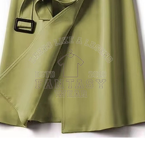 FANTASY WEAR 2026 Abrigo de Lana de Cachemira con Cuello en V y Solapa Doble para Mujer, Venta al Por Mayor, con Cinturón, Diseño y Logotipo Personalizados - Product Image 6