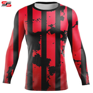Couleurs unies de haute qualité Design personnalisé Rash Guard vente en gros Rash Guards pour hommes en gros pour adultes - Product Image 5