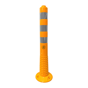 75 X 8 cm TPE Delineator Yellow Traffic Warning Product with <b>Socket</b> - Product Image 1