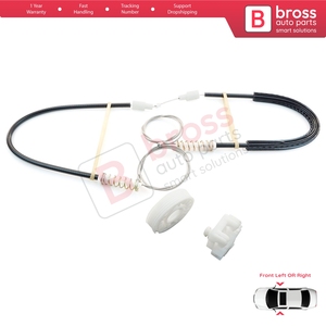 BWR251 Kit de réparation de lève-vitre porte avant gauche ou droite pour Clio MK2 BB/CB 1998-2012 4/5 porte 7700842240 7700842241 - Product Image 6