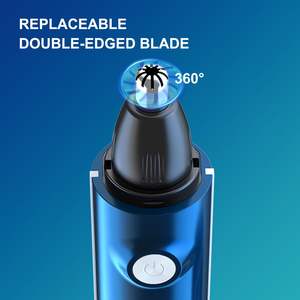 Tondeuse à sourcils et poils du visage professionnelle, étanche IPX7, rechargeable par USB, pour hommes et femmes, nettoyage facile, tout-en-un pour la maison - Product Image 6