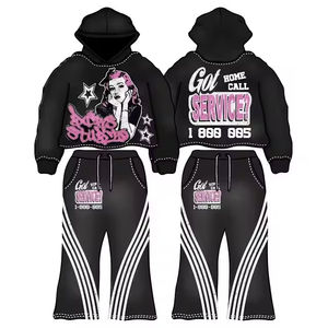 Nuevo Conjunto Deportivo Informal Ligero de Estilo Vintage para Hombre, Diseño de Logotipo Personalizado, Conjunto de Invierno Moderno para Adultos - Product Image 1