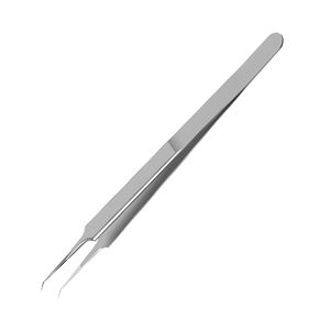 Stainless steel Eyelash <b>Tweezer</b> durable precise lightweight and strong tool perfect for false lash application beauty care kits - Product Image 3