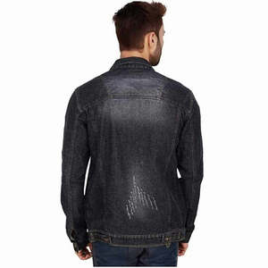 Chaqueta Vaquera Urbana de Invierno para Hombre con Logotipo Frontal, Diseñada para un Rendimiento Fuerte, Comodidad Confiable, Estilo Urbano Moderno y Limpio - Product Image 5