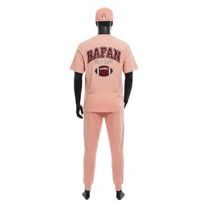 เสื้อยืดผู้ชาย ชุด 2 ชิ้น ผ้าคอตตอนเจอร์ซีย์คุณภาพสูง 180 GSM เนื้อผ้านุ่ม สีพีช รับสกรีนโลโก้ ชุด 2 ชิ้น สำหรับผู้ชาย - Product Image 2