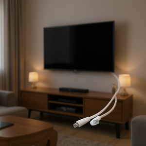 Antena de TV por Cable de 5 m Blanca PP0622 - Product Image 3