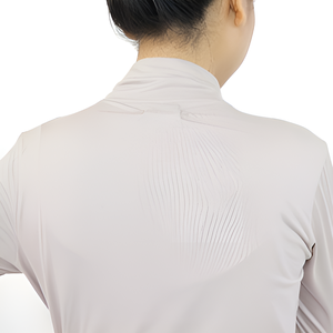 Rachelle Blusa básica de poliéster para mujer Estilo informal con mangas largas regulares Sensación de mano suave y transpirable Sólido de alta calidad - Product Image 5