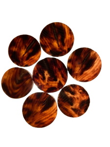 Botones de Cuerno de Búfalo Naturales de Alta Calidad, Redondos y Planos, Lavables, con Lentejuelas Reales, para Prendas, Camisas, Trajes, Exportados por Falak World - Product Image 4