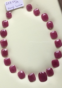 222.53กะรัตทับทิม mozambique เบาะเหลี่ยมเพชรพลอยตัดรูปแบบความร้อนสำหรับการทำเครื่องประดับอัญมณีธรรมชาติ - Product Image 2