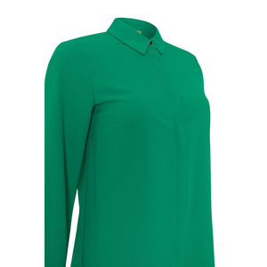 เสื้อคลุมสีเขียวแบบซักได้สำหรับผู้หญิง ดีไซน์ลำลองสไตล์ไฮสตรีท ไซส์ XS-6XL - Product Image 2