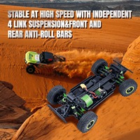 Радиоуправляемый грузовик FMS 1/18 4WD с бесщеточным двигателем, высокоскоростной, с портальными мостами и 2-скоростной трансмиссией, официально лицензированный, готов к запуску (RTR)