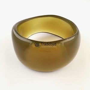 Trendy Resin <b>Bangle</b> for Gifting Handmade Statement <b>Fashion</b> Jewelry by Tradebyd - Product Image 3