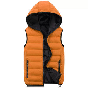 Conception Offre Spéciale vers le bas gilet Logo personnalisé sans manches Sport d'hiver hommes hiver vers le bas pas cher gilet grande taille gilets - Product Image 3