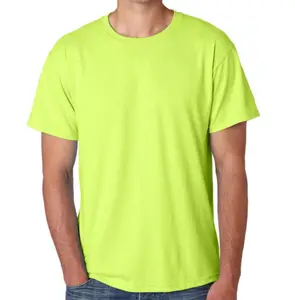 Wholesale Plain Stock Tshirt Custom Unisex 24/1 single jersey 100% Pure Cotton Men Blank Tee Shirts Men's Round Neck T-shirts