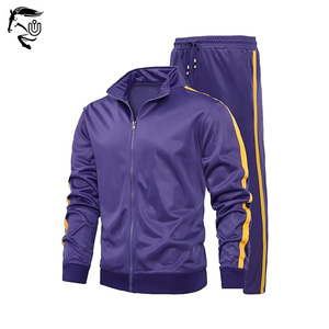 New Best Fashion Custom Logo Design for Men Sweat Suits Oversized Colorful Design Sweat Suit for Men With OEM Services. - Product Image 5