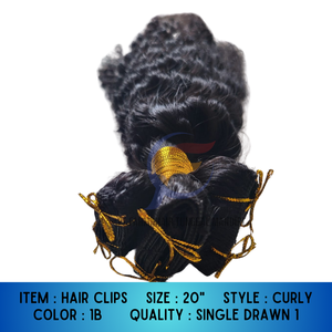 2025 Nuevo Remy Clip-In Kinky Curly Extensiones de cabello humano Productos al por mayor a la venta Paquetes disponibles - Product Image 6
