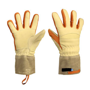 Venta al por mayor Bombero Lucha contra incendios Impermeable Protección Seguridad Guantes de trabajo de cuero Guantes a prueba de fuego - Product Image 2
