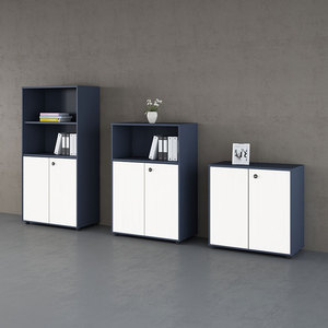 Meuble de classement moderne en panneaux mélaminés, quatre tiroirs, avec serrure à code, organisateur de rangement sécurisé pour bureau, maison et école - Product Image 3