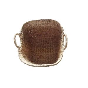 Beautiful Sustainable Water Hyacinth 3-Piece Tall Square <b>Storage</b> Baskets Multifunctional Top <b>Storage</b> <b>Boxes</b> <b>Bins</b> Bulk Selling - Product Image 3