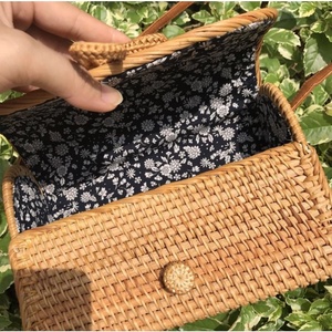Bolso de mimbre de diseño de alta estética, bolso de compras, moda de mimbre, bolso de verano artesanal/SISU - Product Image 4