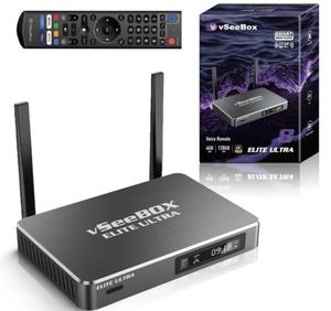 Boîtier multimédia intelligent vSee Box Elite Ultra 8 2026, 21+ applications, visionnement 4 voies, DVR utilisateur - Product Image 1