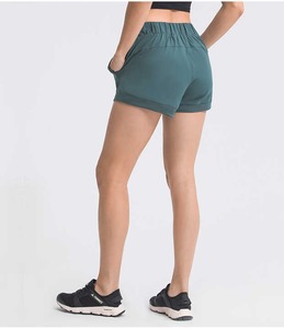 Venta al por mayor de las mujeres Running Ejercicio Fitness Deportes Pantalones cortos de las mujeres Lounge Workout Shorts Casual - Product Image 6