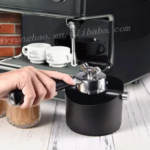 High Quality Deep Drawing Parts Stainless Steel Coffee And Tea Knock Box Detachable Knock Bar Anti-slip bottom