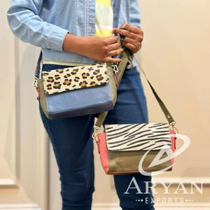 ใหม่ Western รีไซเคิลหนัง C Rossbody กระเป๋าสัตว์พิมพ์ร้อนขายกระเป๋าผู้หญิงสไตล์ที่ไม่ซ้ํากันหลายสีไหล่สลิงกระเป๋า - Product Image 1