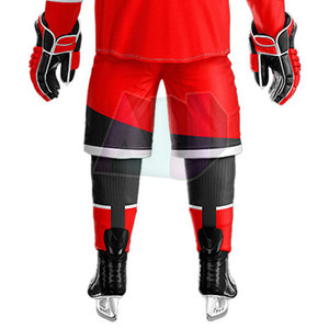 Ensemble complet d'uniformes de hockey sur glace, impression personnalisée de numéro et de nom, 100% polyester respirant et anti-humidité pour les équipes adultes et les écoles - Product Image 6