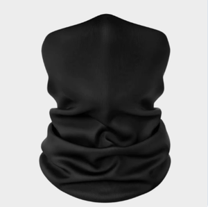 Masque cache-cou sport personnalisable en polyester, motif tête de mort, confortablement ajustable, extensible, taille adaptable - Product Image 1