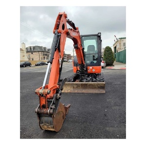 Nouvelle pelle excavatrice Kubota KX033-4, mini-pelle compacte sur chenilles, classe 3,3 tonnes, équipement de construction professionnel - Product Image 2