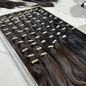 Extensiones de Cabello Natural de Alta Calidad, Cabello Humano de un Solo Donante, 100% Cabello Virgen Vietnamita, Precio al por Mayor, Liso - Product Image 2