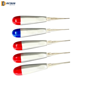 ชุดลิฟต์หรูหรา6ชิ้นปลายตรง0.75มม. 1มม. 1.5มม. 2มม. 3มม. เครื่องมือเย็บแผลทำฟันสแตนเลสชุดเครื่องมือแพทย์ - Product Image 3