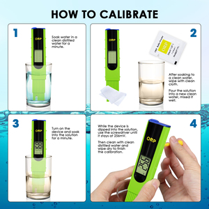 Probador de calidad del agua digital Medidor ORP 1999mV, calibración de 1 punto para acuarios, piscinas, SpA (OEM) - Product Image 4