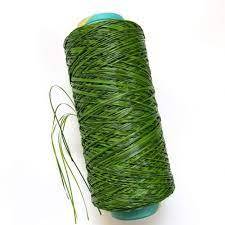 Professional Team Eco-Friendly Dyed Artificial PE <b>Yarn</b> 100% Polyester Green Spun Filament <b>Recycled</b> for Embroidery Weaving - Product Image 4