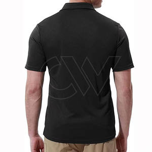 Polo de hombre de gran tamaño 100% poliéster impresión personalizada logotipo bordado secado rápido transpirable Polo para hombre - Product Image 4