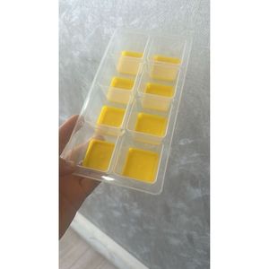 Juego de 8 Jarras de Cerveza Grandes de Plástico, Diseño Cuadrado Antiadherente Fácil de Desmoldar, 50x50 mm, con Diseño de Frutas, Aptas para Lavavajillas y Microondas - Product Image 2