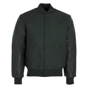 Customized Color Unisex Varsity Letterman Jacket High Quality Leather Wool Baseball Jacket Customizable Embroidery Full Custom - Product Image 1