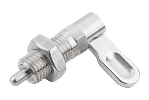 Pasador de Indexación de Acero Inoxidable K1285 con Acción de Leva, Rosca Derecha, M20x1.5, Fijador de Posicionamiento Industrial - Product Image 1