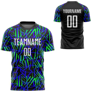 Fournisseur en gros de maillots de football à manches courtes de haute qualité, nouveau design, vêtements de sport, motif personnalisé, service OEM 100% - Product Image 6