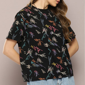 T-shirts en molleton respirant 100 % coton, écologiques, de haute qualité, fabriqués au Pakistan, pour femmes, décontractés, à prix abordable - Product Image 1