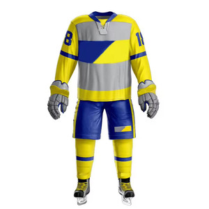 Top Quality New Arrival Custom Design Ice Hockey Jersey Sublimation Long Sleeve Ice Hockey <b>Shirts</b> for Sale - Product Image 4