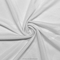 Suave sensación de la mano 92% poliéster 8% Spandex ropa deportiva de secado rápido Lencería transpirable 4 vías estiramiento Jacquard tela de punto 4 vías