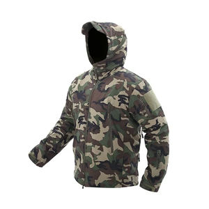 เสื้อแจ็คเก็ตสำหรับล่าสัตว์ Esert Solid Stand Collar แบบมีปกตั้ง ระบายอากาศได้ดี น้ำหนักเบา ผลิตจากผ้าริปสตอป เหมาะสำหรับสภาพอากาศแห้งแล้ง ใช้สำหรับการลาดตระเวนกลางแจ้ง - Product Image 3