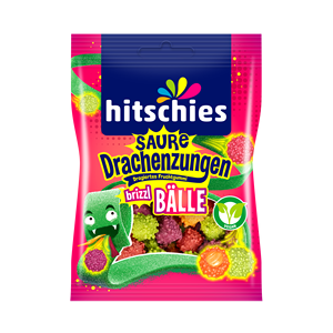 "Venta al por mayor Hitschler Saure Drachenzungen Berry Mix 20x125g Sour Candy Bulk, Venta caliente, la mejor calidad, precio de fábrica" - Product Image 3