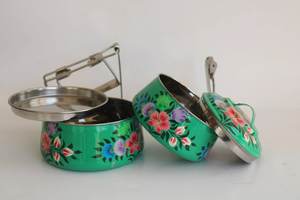 Multi Layers Stainless Steel <b>Lunch</b> <b>Box</b> Food Container Insulated Food Carrier Metal Tiffin <b>Box</b> for Kids Adults - Product Image 3